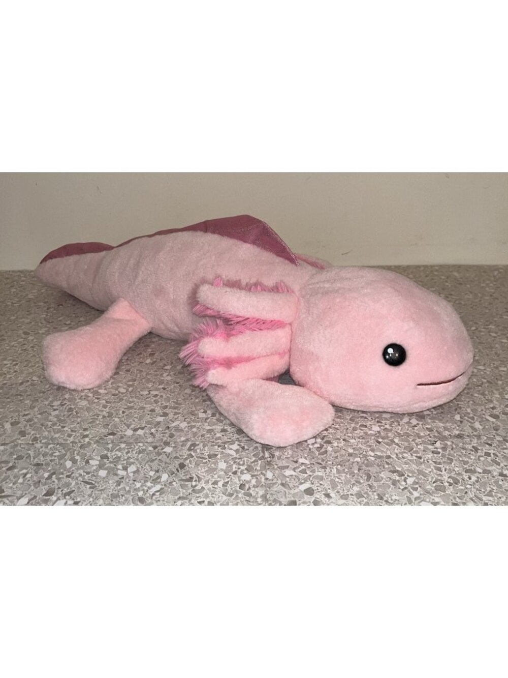 Adventure Aquarium Pink AXOLOTL Plush Stuffed Animal Toy 24" 2024 Tiny Flaw